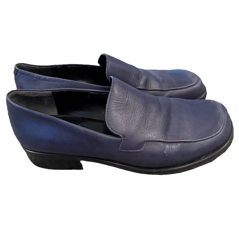 Franco Sarto Women's Bocca Slip On Loafers Navy Sz. 8.5
